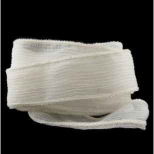 Zijde Wit 20mm per meter